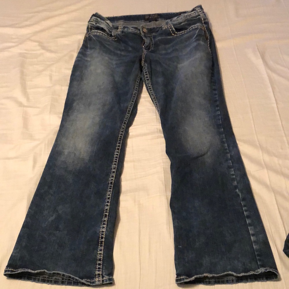 Silver jeans